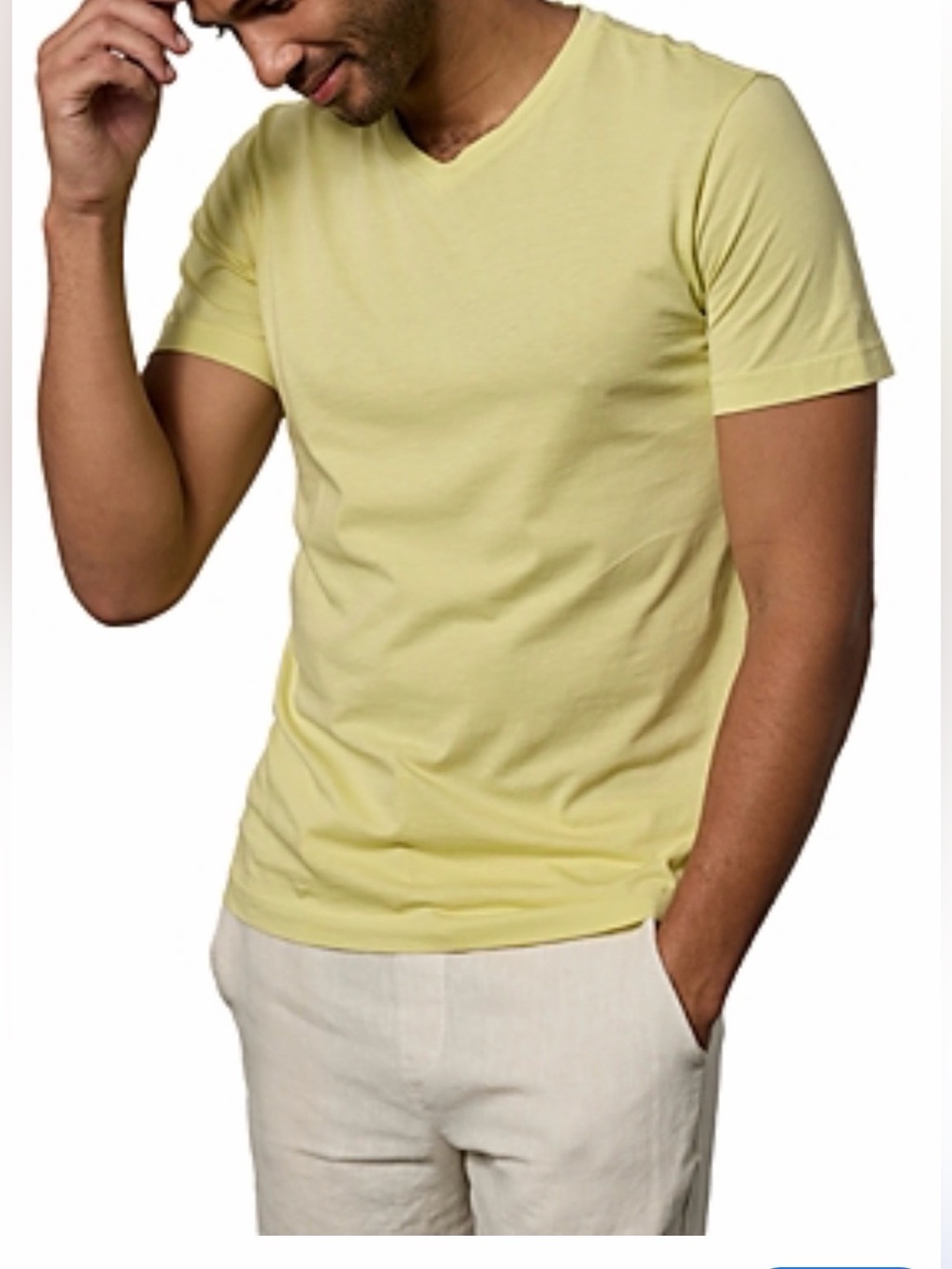 Men’s yellow Velvet by Graham & Spencer t shirt size XL NWT